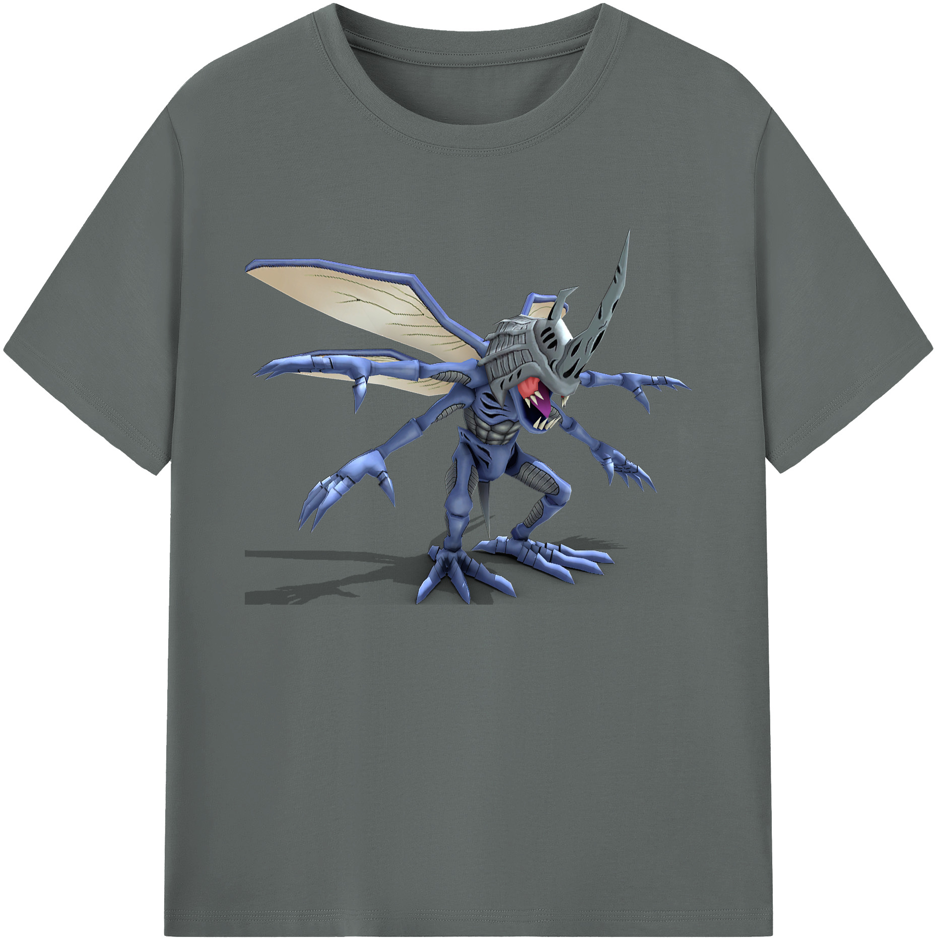 （画像用） Digimon デジタルモンスター/デジモン 綿100％ メンズ半袖Tシャツ｜肌触りやわらか＆通気性